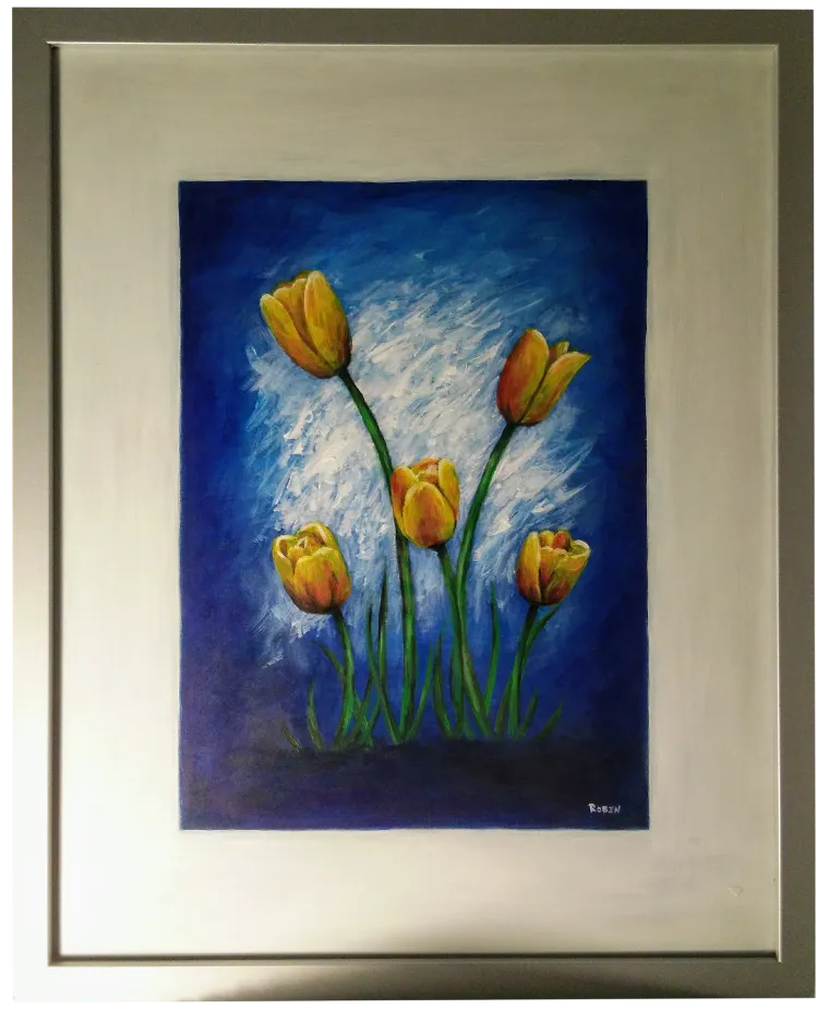 Tulips, painting